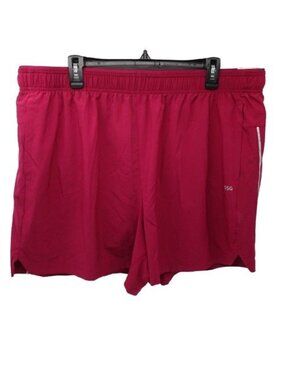 NEW DSG Men's 5" Stride Short Raspberry Sherbet Size XXL Built in Brief Athletic